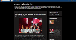 Desktop Screenshot of chescodemierda.blogspot.com