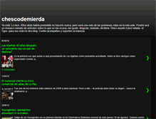 Tablet Screenshot of chescodemierda.blogspot.com