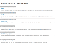 Tablet Screenshot of lifeandtimesoftimatocarter.blogspot.com