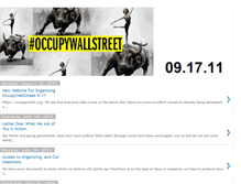 Tablet Screenshot of occupywallstreet.blogspot.com