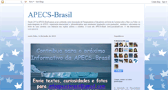 Desktop Screenshot of apecs-brasil.blogspot.com