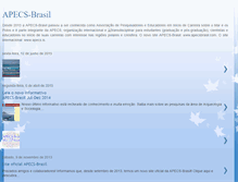 Tablet Screenshot of apecs-brasil.blogspot.com