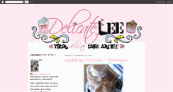 Desktop Screenshot of delicatelee.blogspot.com