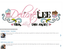 Tablet Screenshot of delicatelee.blogspot.com