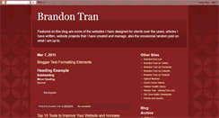 Desktop Screenshot of brandon-tran.blogspot.com