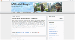 Desktop Screenshot of herisman.blogspot.com