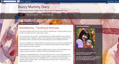 Desktop Screenshot of buzzymummydiary.blogspot.com