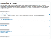 Tablet Screenshot of anotacionsalmarge.blogspot.com