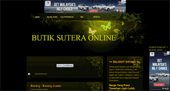 Desktop Screenshot of butiksutera.blogspot.com