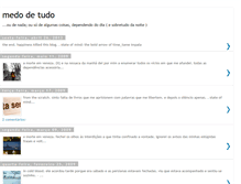 Tablet Screenshot of medo-de-tudo.blogspot.com