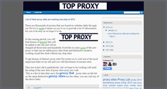 Desktop Screenshot of free-proxylist1.blogspot.com