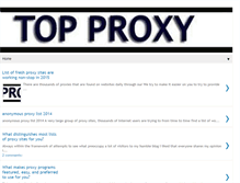Tablet Screenshot of free-proxylist1.blogspot.com