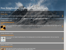 Tablet Screenshot of freescrapbookinginfo.blogspot.com