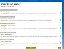 Tablet Screenshot of christinthecenter.blogspot.com