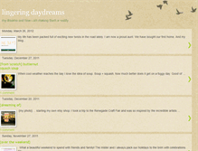 Tablet Screenshot of lingeringdaydreams.blogspot.com