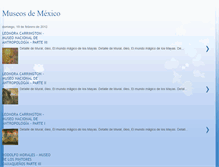 Tablet Screenshot of museos-de-mexico.blogspot.com