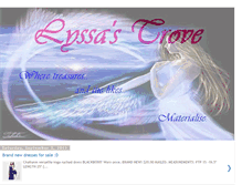 Tablet Screenshot of lyssa-trove.blogspot.com