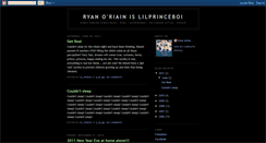 Desktop Screenshot of lilprinceboi.blogspot.com