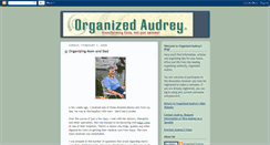 Desktop Screenshot of organizedaudrey.blogspot.com