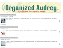 Tablet Screenshot of organizedaudrey.blogspot.com