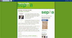 Desktop Screenshot of editorialsepha.blogspot.com