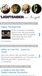 Mobile Screenshot of lightsaberandscript.blogspot.com