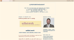 Desktop Screenshot of lifeforthought.blogspot.com