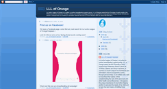 Desktop Screenshot of llloforange.blogspot.com