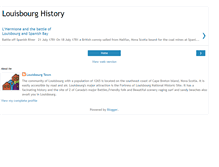 Tablet Screenshot of louisbourghistory.blogspot.com