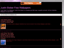 Tablet Screenshot of justinbieberfreewallpapers.blogspot.com