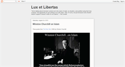 Desktop Screenshot of luxetlibertasinternational.blogspot.com