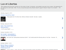 Tablet Screenshot of luxetlibertasinternational.blogspot.com