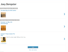 Tablet Screenshot of joeydempster.blogspot.com