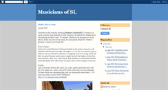 Desktop Screenshot of musiciansofsl.blogspot.com