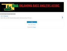 Tablet Screenshot of oklahomabassanglers.blogspot.com