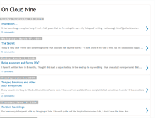 Tablet Screenshot of on-cloud-nine.blogspot.com