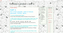 Desktop Screenshot of gemmaproject1.blogspot.com