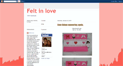Desktop Screenshot of felt-inlove.blogspot.com
