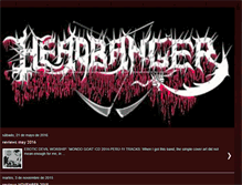 Tablet Screenshot of headbangermagazine.blogspot.com