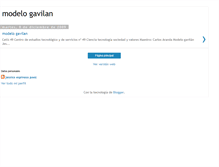 Tablet Screenshot of modelo-gavilan.blogspot.com