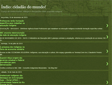 Tablet Screenshot of indiocidadaodomundo.blogspot.com