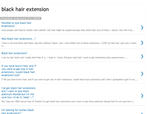 Tablet Screenshot of black-hair-extension.blogspot.com