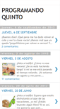 Mobile Screenshot of programandoquinto.blogspot.com