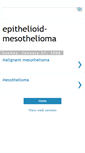 Mobile Screenshot of epithelioid-mesothelioma.blogspot.com