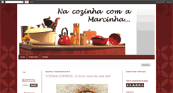 Desktop Screenshot of nacozinhacomarcinha.blogspot.com