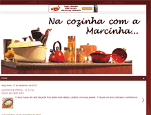 Tablet Screenshot of nacozinhacomarcinha.blogspot.com