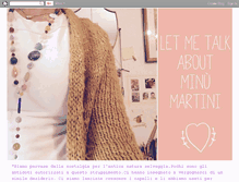 Tablet Screenshot of minumartini.blogspot.com