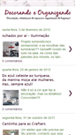 Mobile Screenshot of decorandoeorganizando.blogspot.com