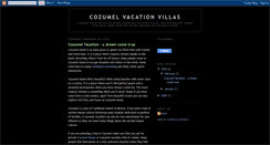 Desktop Screenshot of cozumel--villas.blogspot.com