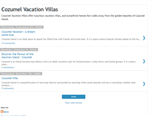 Tablet Screenshot of cozumel--villas.blogspot.com